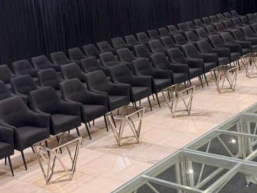 Conference chairs setup