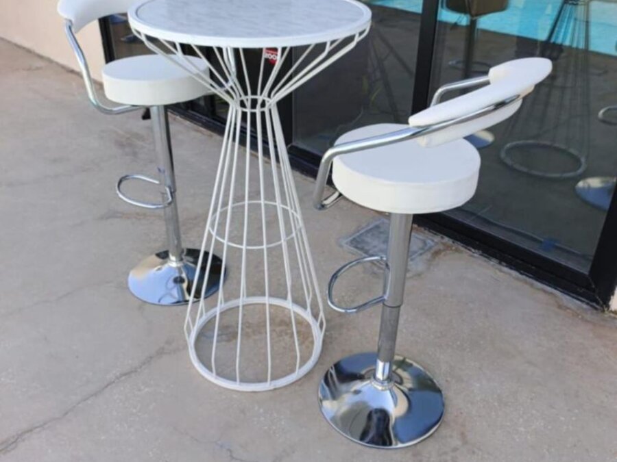 Outdoor bistro table set